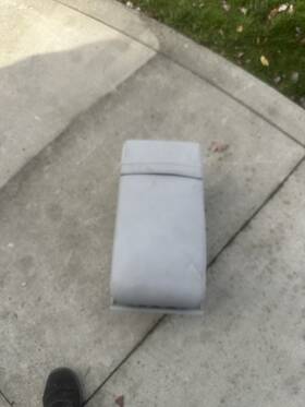 Lexus 245.le1f11 2007 2008 2009 2010 2011 2012 Es350 Rear Console Cup Holder Gray