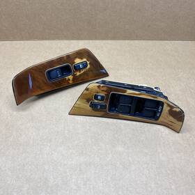 Lexus 514335/514336 1999-2003 Rx300 Front Window Switch Set Lh Rh Pair Master Lock Wood Oem