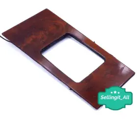 58804-50010 Lexus 90-94 Ls400 Center Console Woodgrain Shift Plate Bezel Shifter Trim Oem