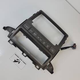Lexus 655944-0070 2003-2009 Gx470 Center Dash Navigation Screen Climate Bezel Silver Oem