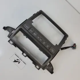 655944-0070 Lexus 2003-2009 Gx470 Center Dash Navigation Screen Climate Bezel Silver Oem