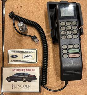 Lincoln F3ly19a448a 93 94 95 96 Mark Viii Mobile Handset Console Bracket Cassette Card