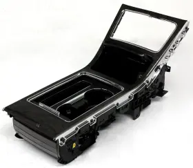 Jd9b-f044h83-gfsms2 Lincoln Oem Front Console Insert For Continental Espresso Ash Swirl