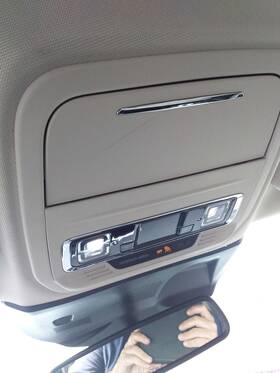 Lincoln Lj7bs519a58aad3lu2 Used Front Upper Center Console Fits 2021 Corsair Roof Without Sunroof Fron