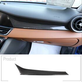 Llkuang Oc03457 Car Center Console Trim Panel Real Carbon Fiber For Alfa Romeo Giulia 2017-2020