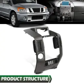 Dna-ztly0163 Lqi Nissan Armada Pathfinder Titan Dash Center Console Instrument Panel Lid Bezel