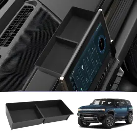 Dashbox-22-hummerev-black Luwu Dashboard Center Console Organizer Compatible With 2022 2023 2024 2025 2026 G