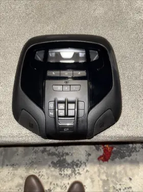 241.ma1v17 Maserati 2017 Ghibli Black Overhead Console Roof Mounted With Homelink Oem