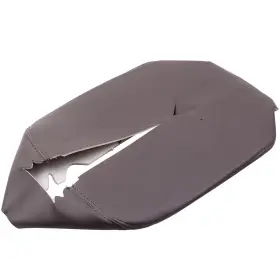 192qob Maxpeedingrods Gray Car Console Lid Armrest Leather Cover For Silverado Yukon Sierra 1500