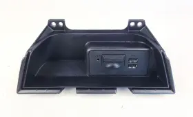 Bhp1-669u0 Mazda 14-18 3 Center Console Pocket Aux Usb Cd Reader Socket Panel Module Oem