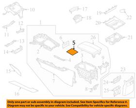 Mazda Oem Dgh955171 20-25 Cx-30 Console Center Console-mat