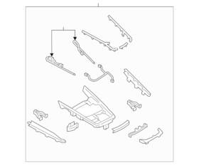Mazda Tk48-64-430d-13 Genuine Console Panel