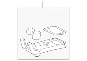 Zzcb-64-310-70 Mazda Genuine Front Console