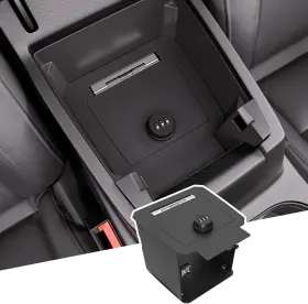 Nf2025072202 Menghe For 2023-2025 Chevy Colorado Gmc Canyon Center Console Safe Organizer Lock Box