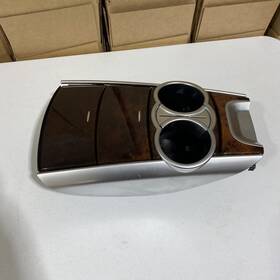 Mercedes-benz 1000821 06-13 W251 R350 R500 Center Console Cup Holder Ash Tray Wood Oem