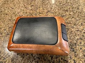 1636800251 Mercedes-benz Rare 2002-05 W163 Ml Center Console Storage Armrest Leather And Wood