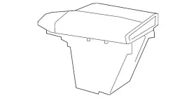 166-680-44-03-9051 Mercedes-benz Genuine Armrest