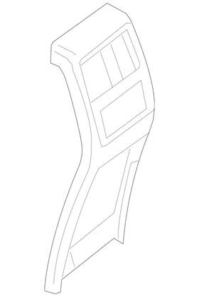 Mercedes-benz 166-680-70-03-9051 Genuine Mercedes-benz Cover Instrument Panel