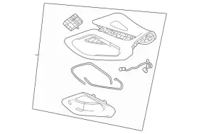 167-680-17-01-9e38 Mercedes-benz Genuine Grab Handle