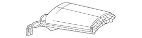 167-680-93-00-9e38 Mercedes-benz Genuine Armrest
