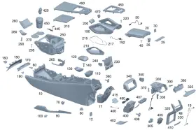 167-810-17-04 Mercedes-benz Genuine Beverage Holder