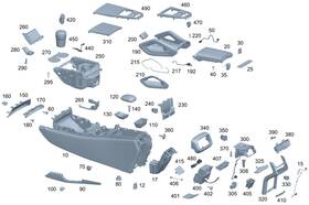 Mercedes-benz 167-810-81-01 Genuine Mercedes-benz Roller Blind