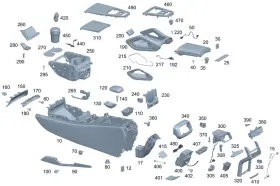 167-810-81-01 Mercedes-benz Genuine Roller Blind