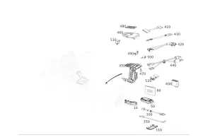 176-987-00-14 Mercedes-benz Genuine Anti-skid Lining