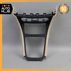 Mercedes-benz 1766807200 W117 Cla250 Front Center Console Cover Panel Trim Bezel Beige Oem