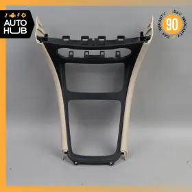 1766807200 Mercedes-benz W117 Cla250 Front Center Console Cover Panel Trim Bezel Beige Oem