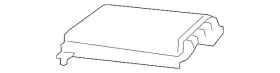 177-680-66-03-7c70 Mercedes-benz Genuine Console Armrest