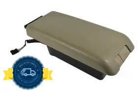 2026800078 Mercedes-benz 1994-2000 C280 C230 Center Console Beige Vinyl Armrest Lid Storage Oem