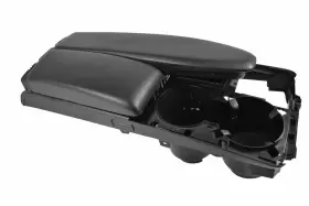 2046801439 Mercedes-benz 2008-2011 C300 Center Console Black Leather Lid Armrest Cup Holder Oem