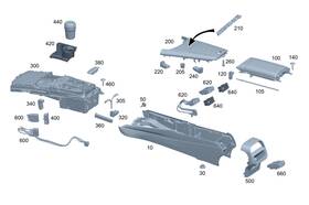 Mercedes-benz 214-680-51-04 Genuine Mercedes-benz Trim Molding