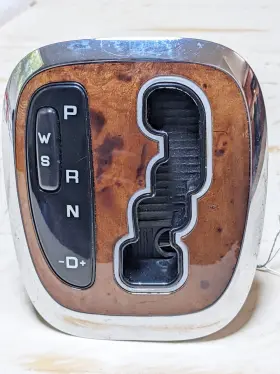 2152600196 Mercedes-benz 00-06 W215 Cl600 Center Console Shift Shifter Bezel Trim