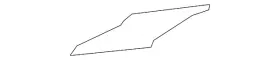 219-680-15-39-9e43 Mercedes-benz Genuine Console Trim Panel