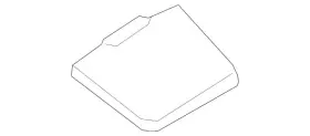 222-810-07-29 Mercedes-benz Genuine Cap Tray