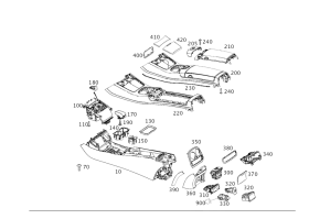 222-810-25-00 Mercedes-benz Genuine Beverage Holder