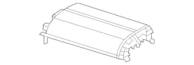 223-680-41-07-9e38 Mercedes-benz Genuine Cap Armrest