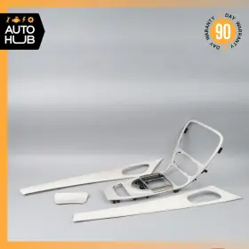 2306802678 Mercedes-benz 03-04 R230 Sl55 Amg Center Dashboard Door Panel Trim Set Aluminium Oem