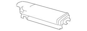 Mercedes-benz 231-680-79-01-9h15 Genuine Mercedes-benz Stowage Compartment Flap