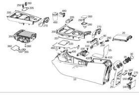 Mercedes-benz 247-680-66-06 Genuine Mercedes-benz Trim Molding