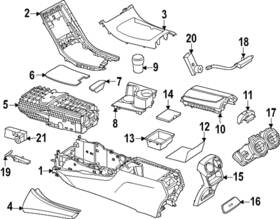 Mercedes-benz 254-680-61-00-9h15 Genuine Mercedes-benz Cover Trim
