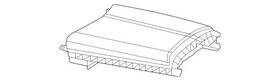 Mercedes-benz 290-680-57-01-1c88 Genuine Mercedes-benz Cap Armrest