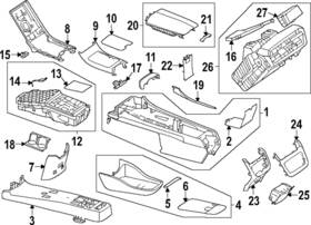 Mercedes-benz 294-680-30-03-1d02 Genuine Mercedes-benz Cover Trim