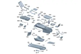 297-810-90-00-64 Mercedes-benz Genuine Beverage Holder