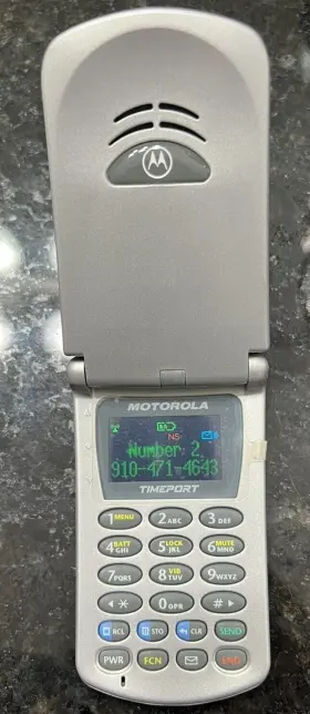 Q6820612 Mercedes-benz Vintage Motorola Timeport Cell Phone Works Good