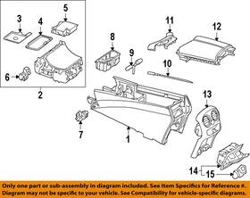Mercedes Oem 20568088048s09 15-21 C300 Console Console-armrest