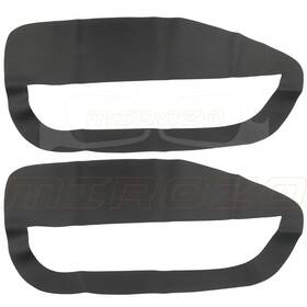 Mirozo 10031473 2x Leather Door Panel Insert Cards Cover For Ford Mustang 2005-2009 4.0 4.6 5.4l