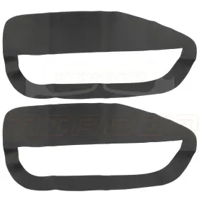 10031473 Mirozo 2x Leather Door Panel Insert Cards Cover For Ford Mustang 2005-2009 4.0 4.6 5.4l